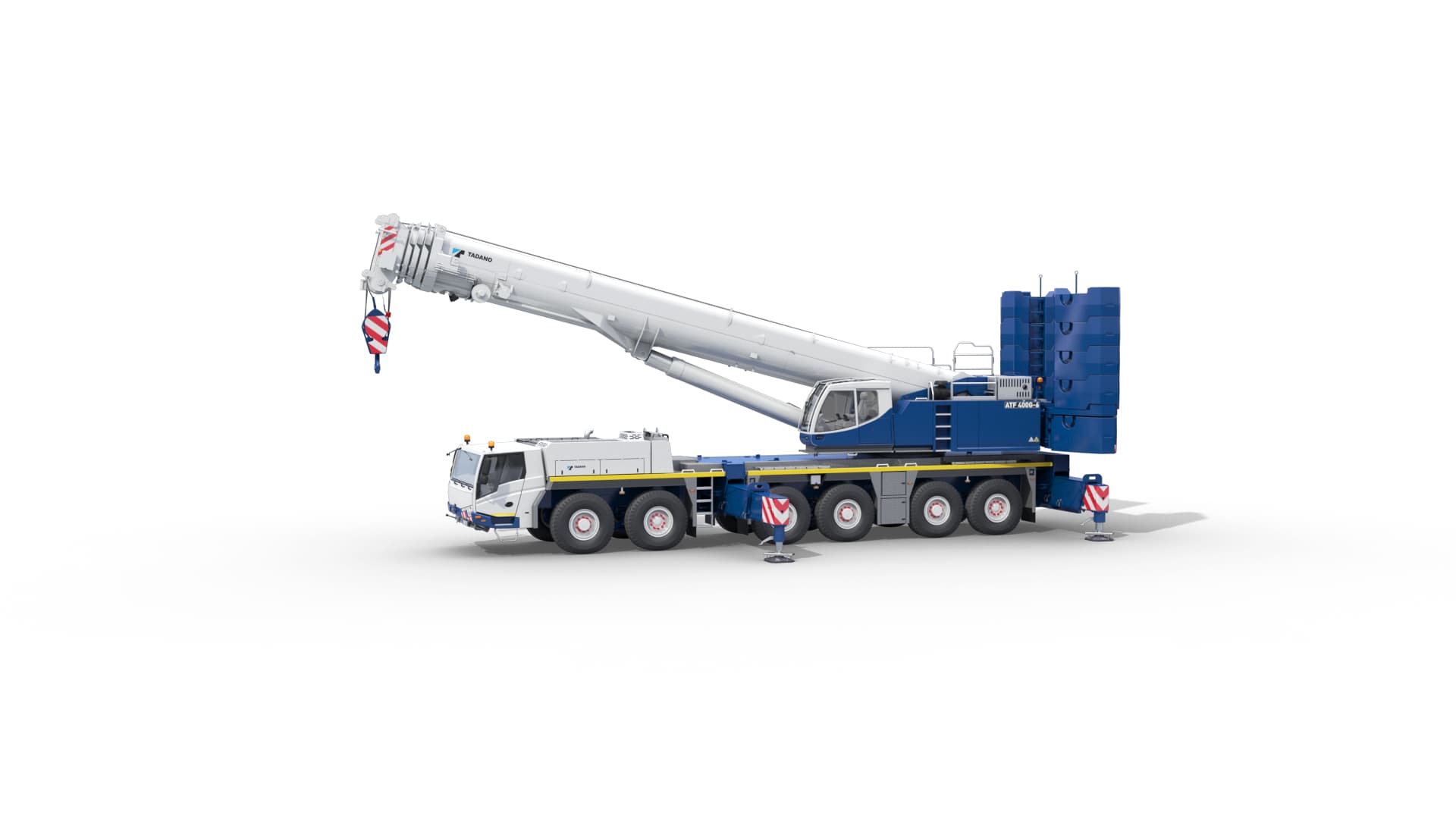 模型製作用品 TADANO ATF400G-6+ POWER SYSTEM (PS) 1/50 Tadano ATF 400G-6 Crane Overview and Specifications | Bigge.com