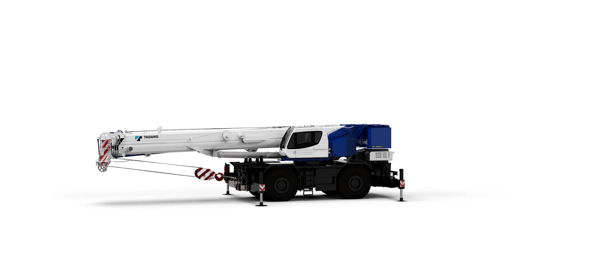 タダノ　GR-1000XLL-4/1000EX-4　1/50スケールモデル TADANO GR-1000XLL-4/1000EX-4 ROUGH TERRAIN CRANE 1/50 model
