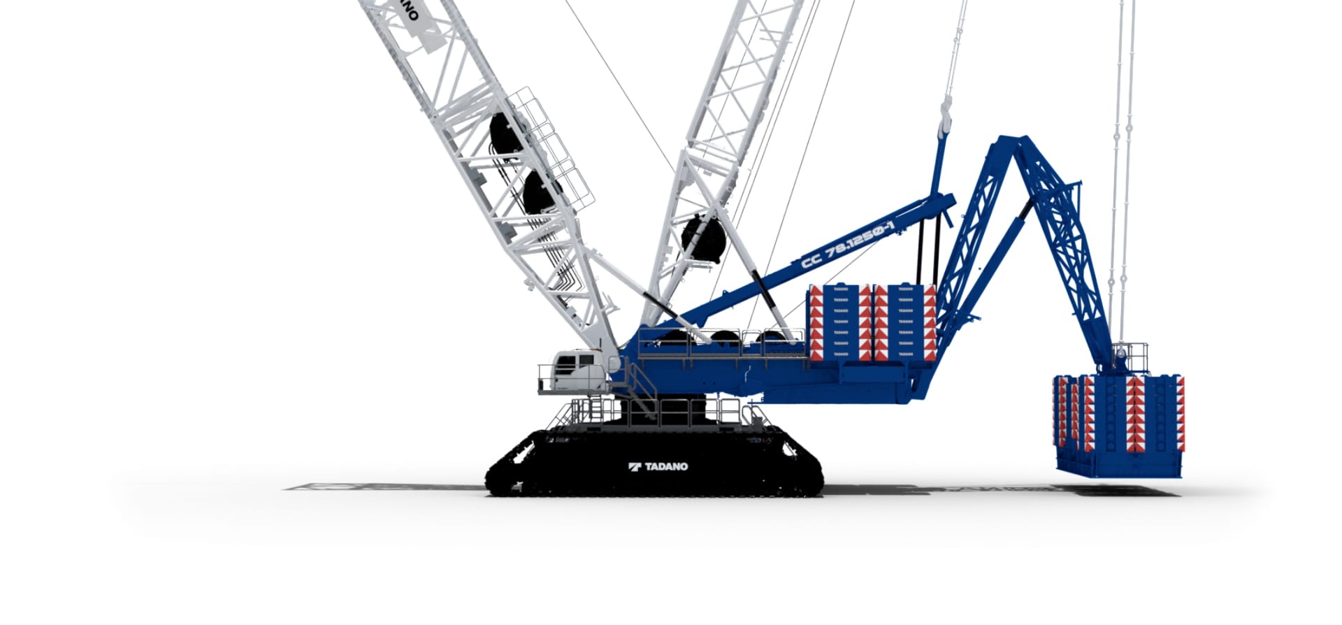 TADANO タダノ DEMAG デマーグ CC3800-1 スケールモデル CC 3800-1 lifts heat recovery steam generators - Europe